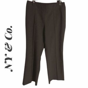 New York & Co. Dark Gray Bootcut Flare Pants Trousers